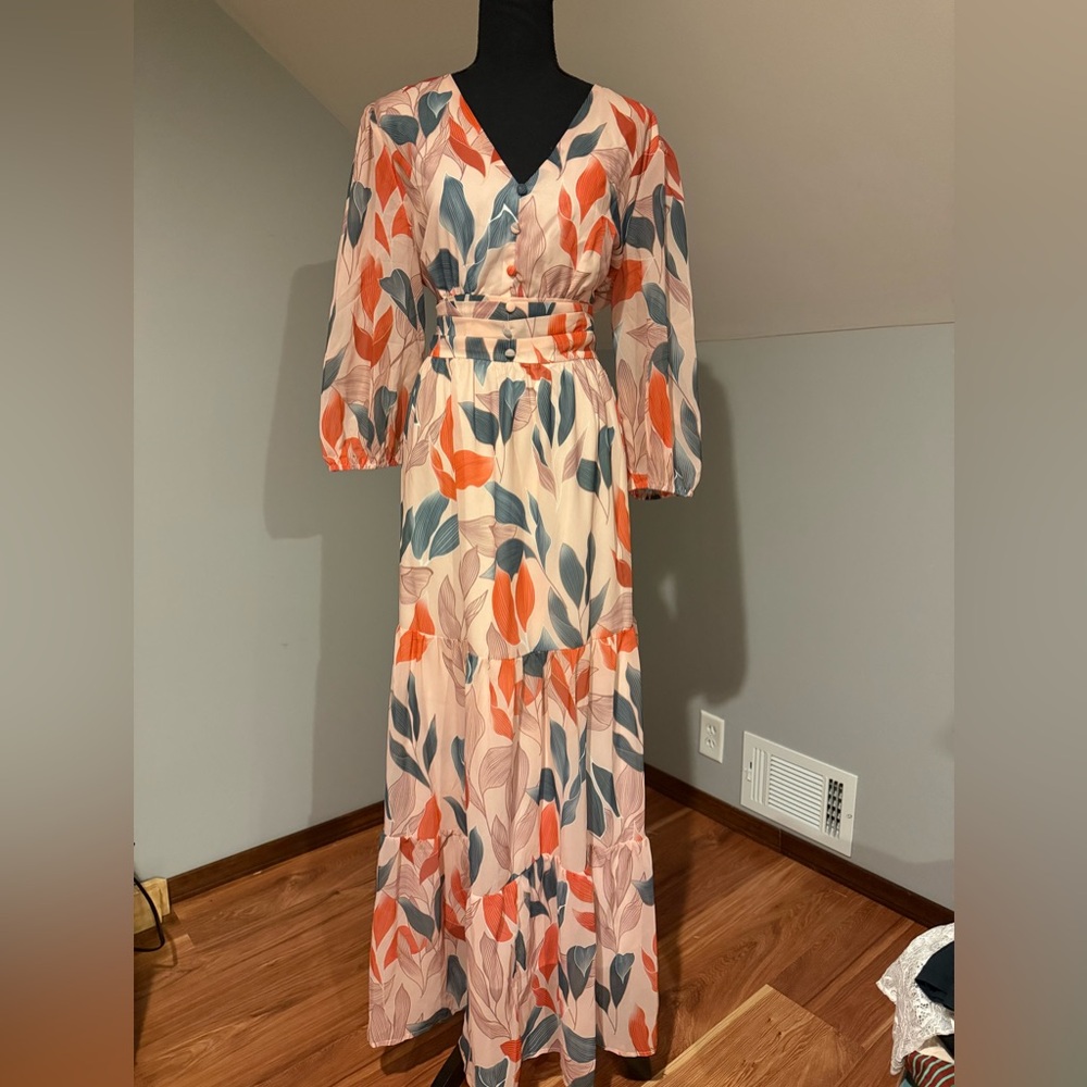 Chicme floral maxi dress